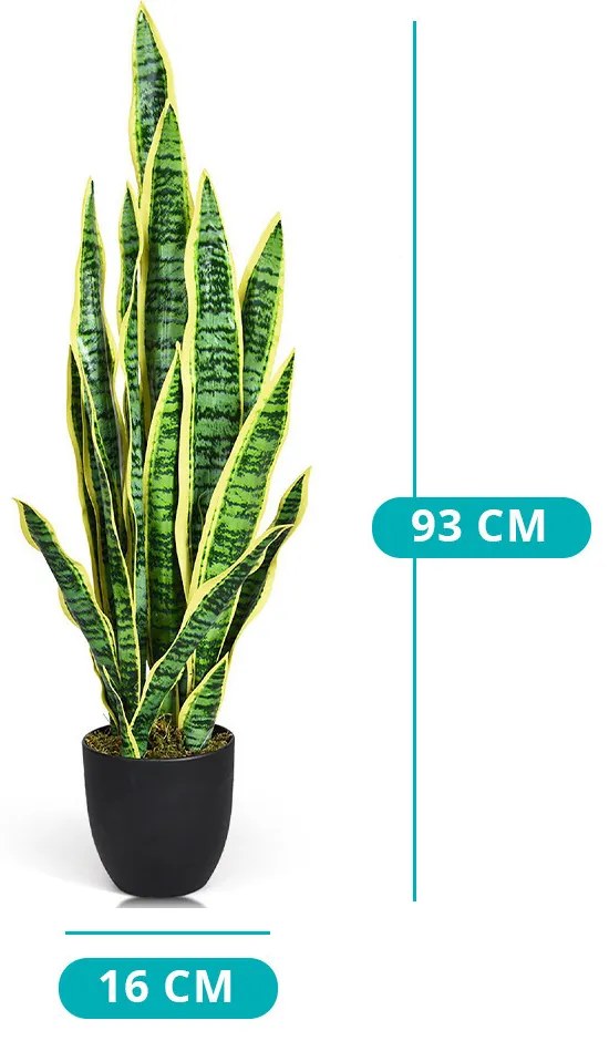 93cm-es anyósnyelv műnövény