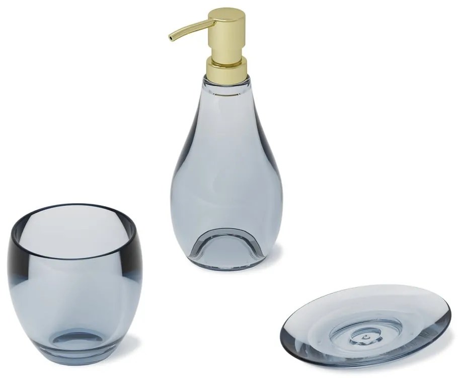Kék műanyag szappantartó Droplet – Umbra