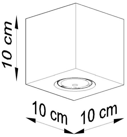 Sollux SL.0493 - Spotlámpa QUAD 1xGU10/10W/230V fa