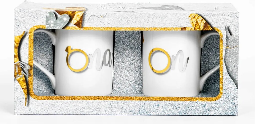 Esküvői Bögre Szett Ő És Ő Ajándék