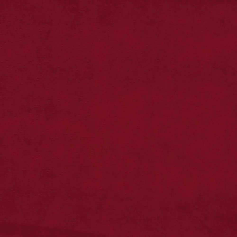 2 db bordó bársony díszpárna Ø15 x 50 cm