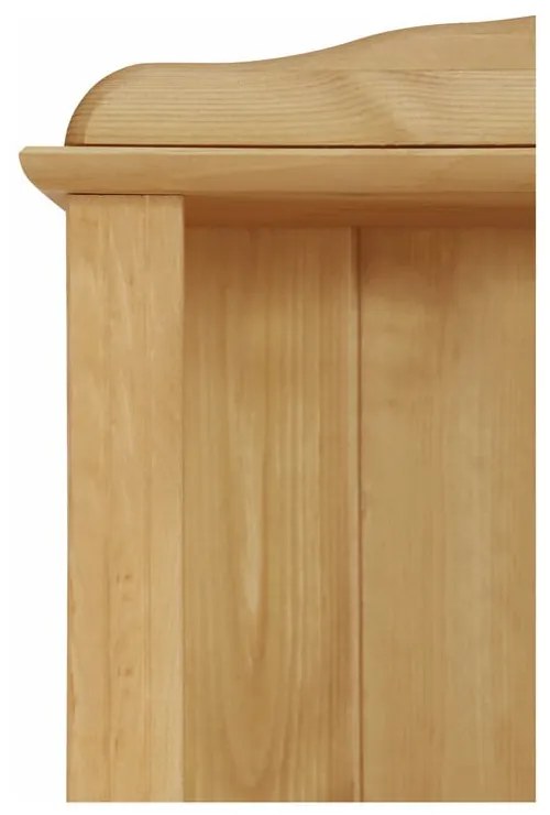 Natúr színű borovi fenyő könyvespolc 77x116 cm Ella – Støraa
