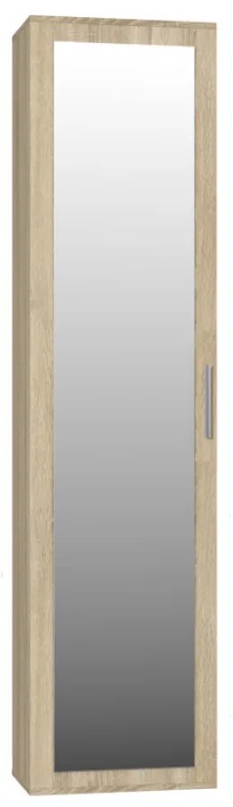 Odell Duo tükrös szekrény, 50x180x35 cm, sonoma