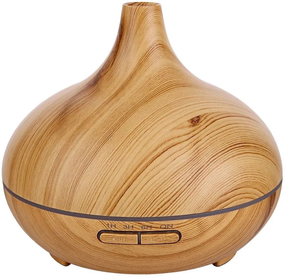 Aromaterápiás Párologtató Ultrahangos Párásító Távirányítóval - 400 ml táviránytóval Aroma Diffúzor