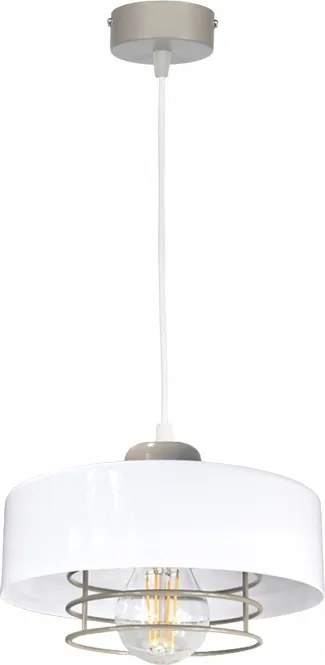 Csillár Mennyezeti Lámpa Loft Fehér Szürke Lógó