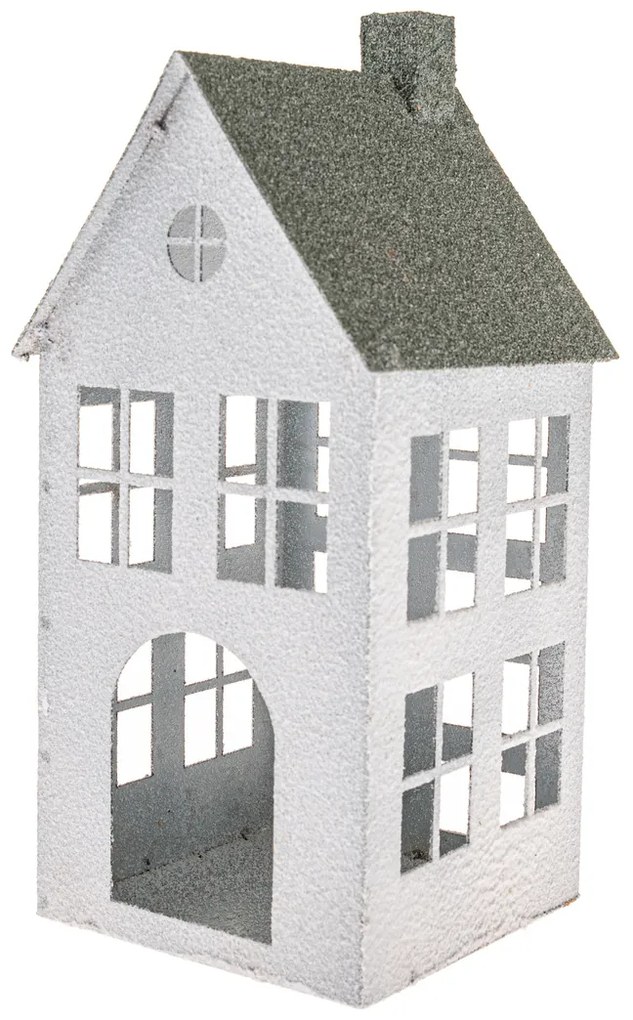 Fém gyertyatartó Green House, 11,5 x 11,5 x 29 cm, 29 cm