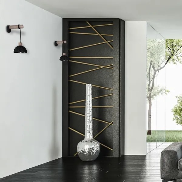 Fali lámpa ERIK 1xE27/60W/230V barna/fekete