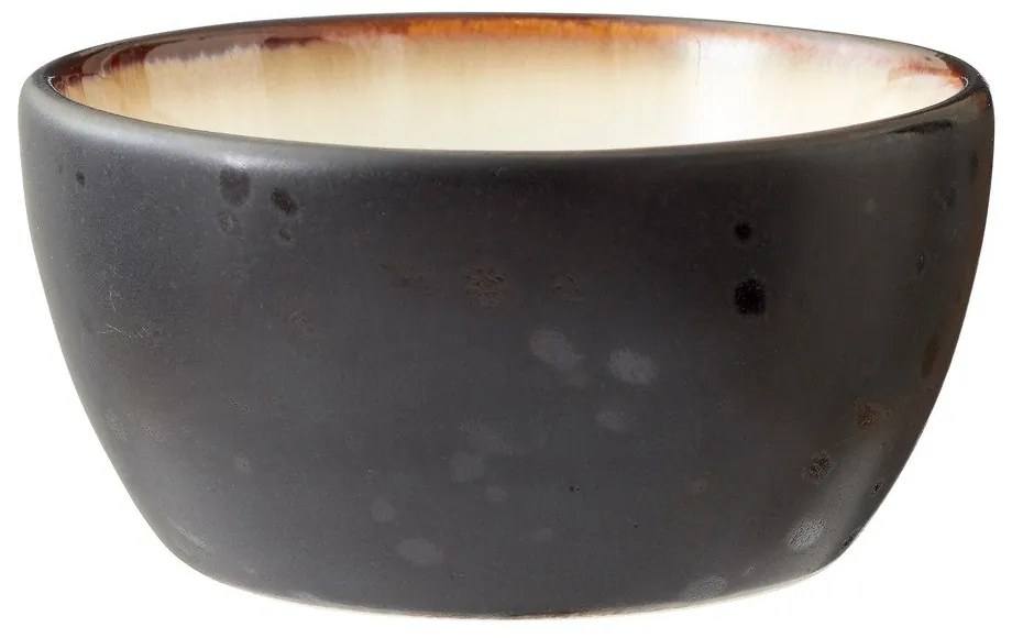 Fekete kerámia szervírozó tálka szett 4 db-os 200 ml Gastro Black/Mix – Bitz