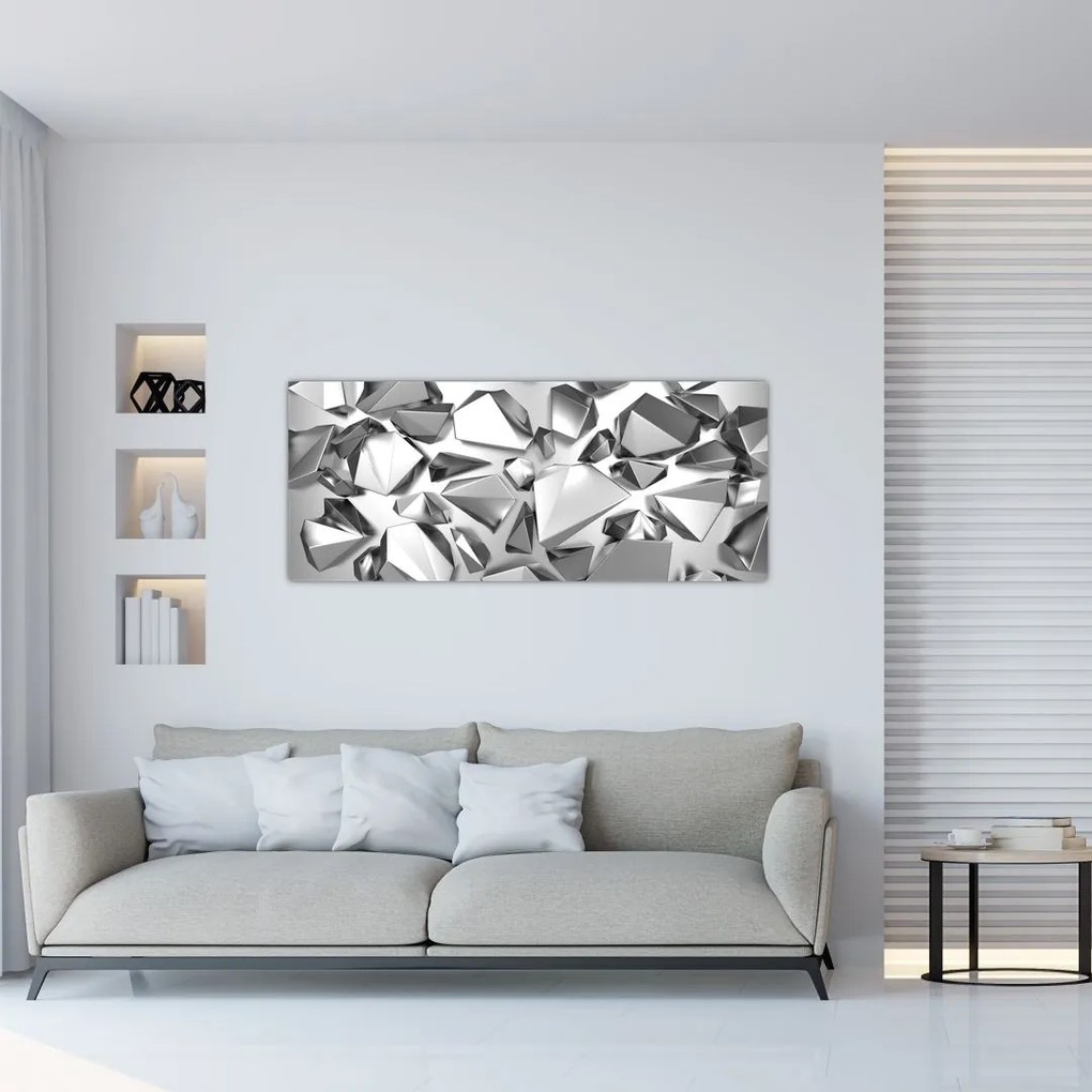 A 3D absztrakció képe (120x50 cm)