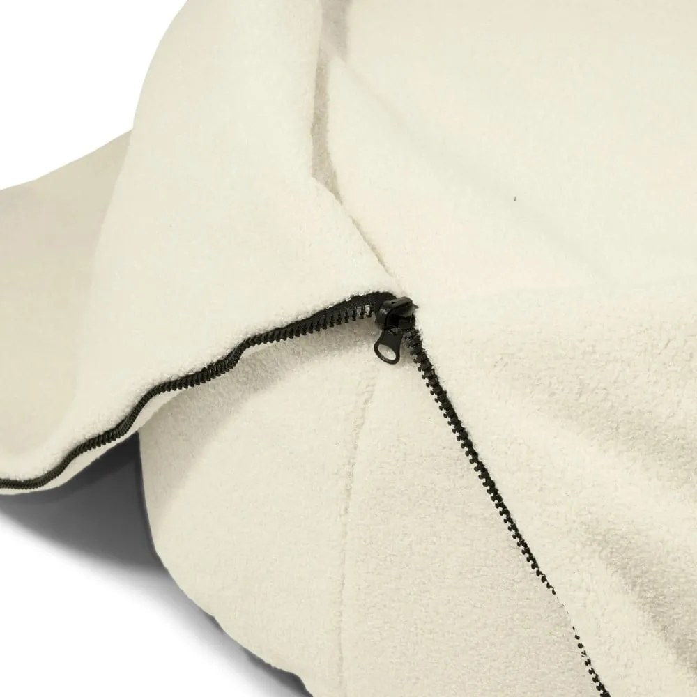 Világosszürke buklé gyerek babzsákfotel Cocoon 120 – SLOWDOWN