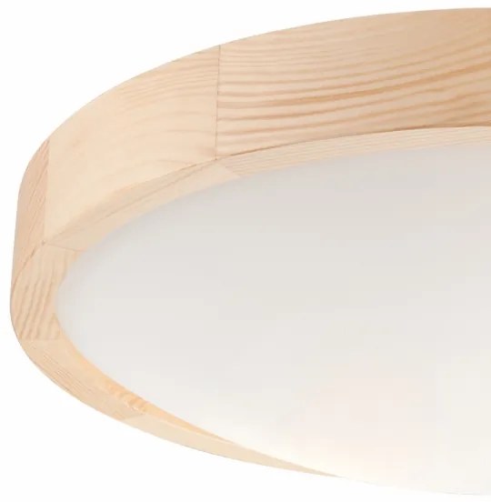 Mennyezeti lámpa NATURAL SLIM 2xE27/60W/230V ø 37 cm fenyő