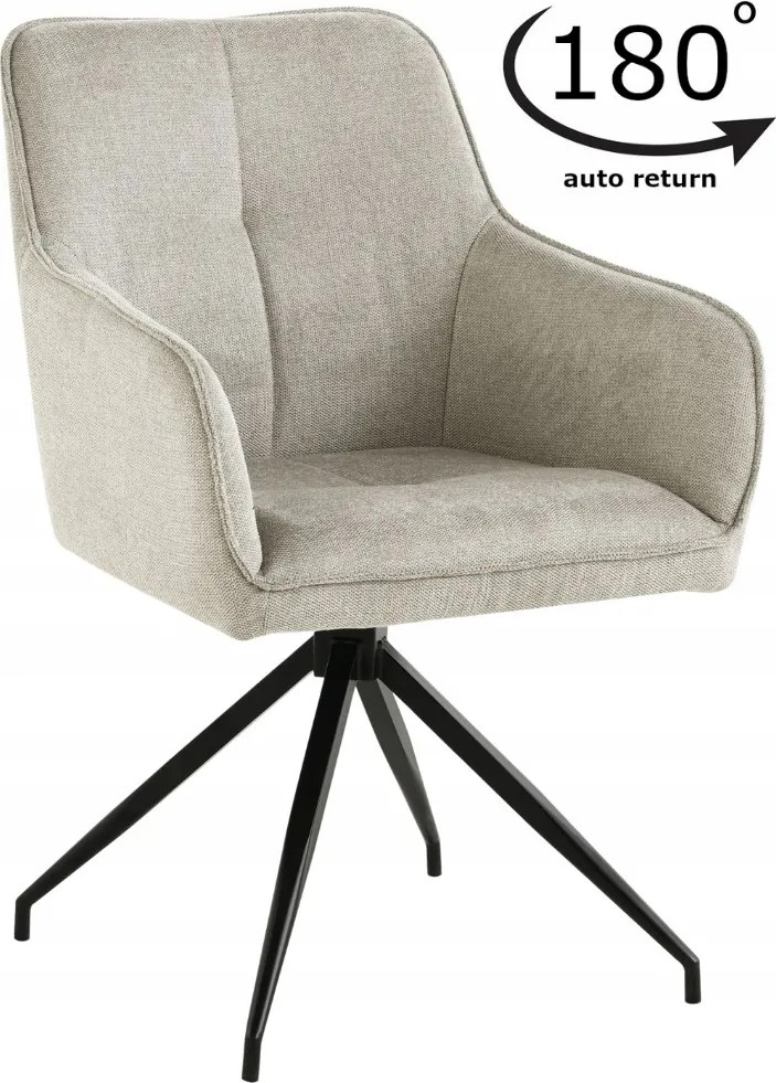 Bézs kárpitozott forgószék nappali étkező konyha íróasztal Aster