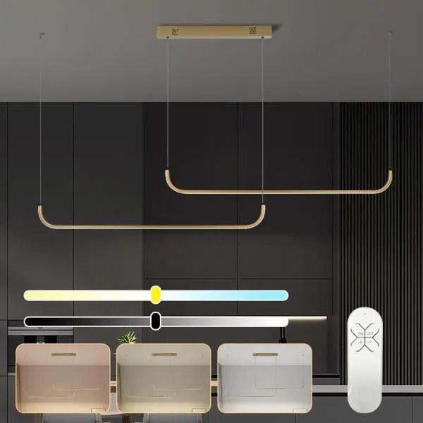 Immax NEO 07228L - LED Dimmelhető csillár zsinóron PATTINI LED/53W/230V Tuya + távirányító