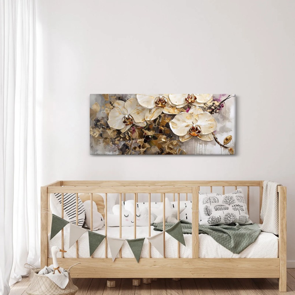 Kép - Orchideák (120x50 cm)