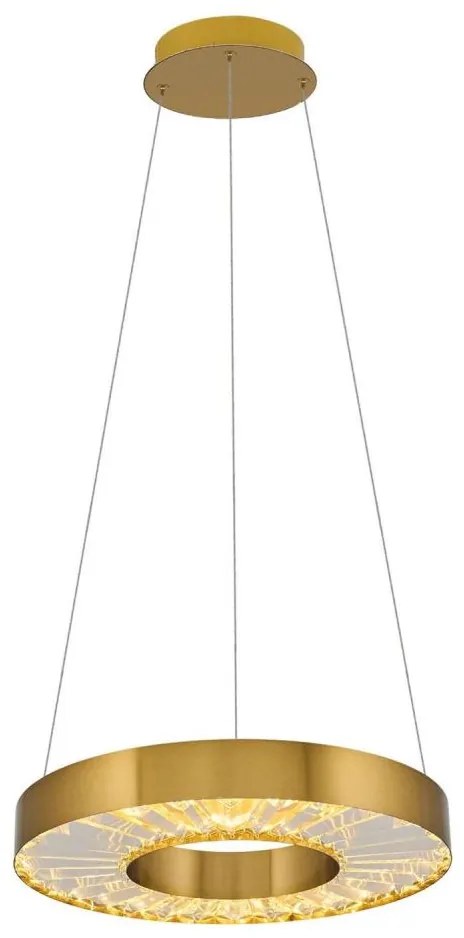 LED csillár kábelen JESI LED/35W/230V 3000K átm. 40 cm bronzszínű