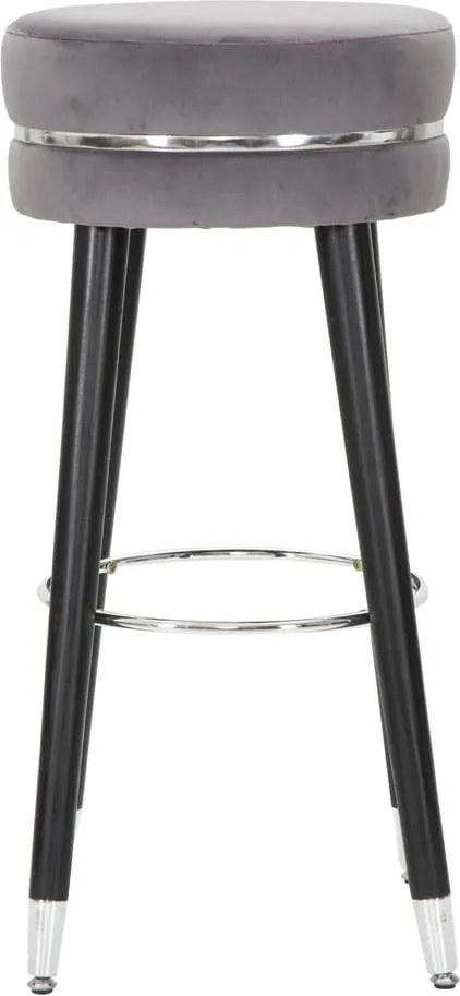 Szürke kárpitozott bárszék (ülésmagasság 74 cm) Paris – Mauro Ferretti