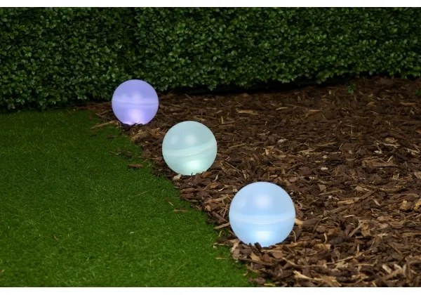 Grundig - KÉSZLET 5x LED RGBW Napelemes lámpa LED/3,2V IP44