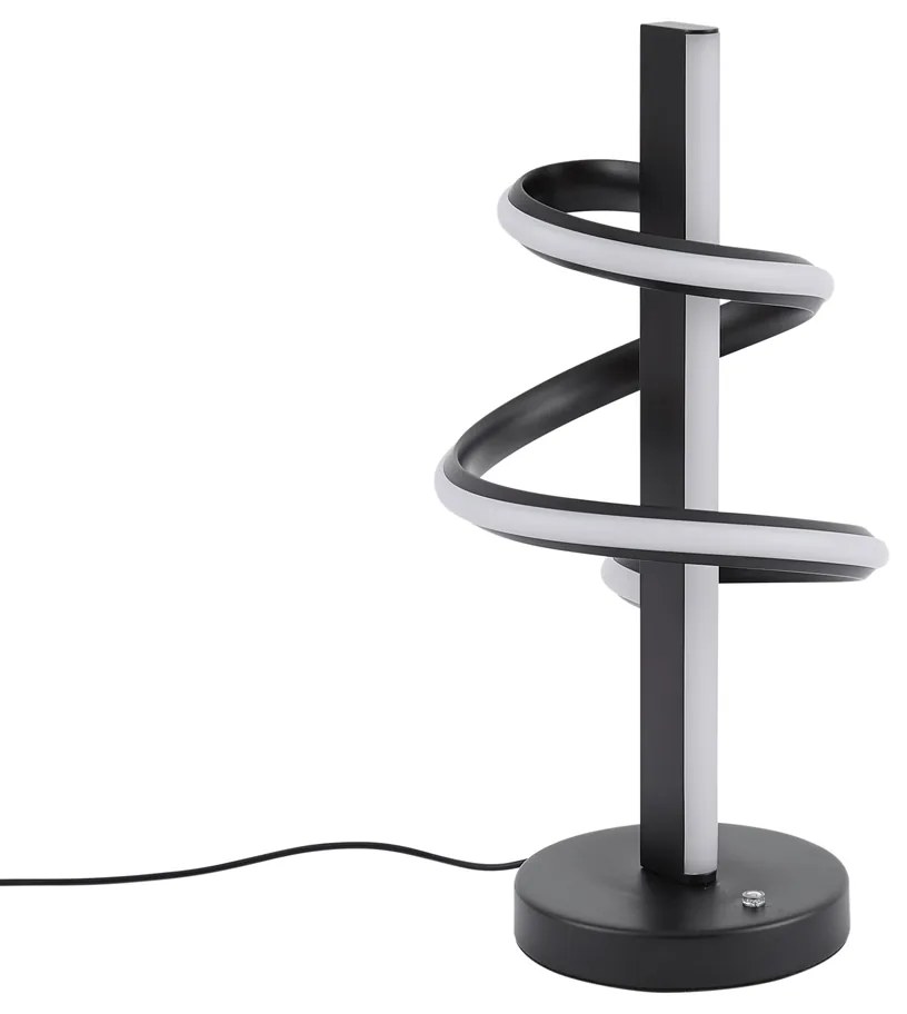 Design asztali lámpa fekete LED-del, 3 fokozatú kapcsolóval - Rolla