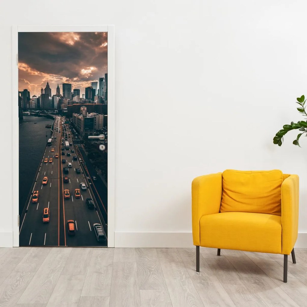 Fotótapéta ajtóra - Manhattan (95x205cm)