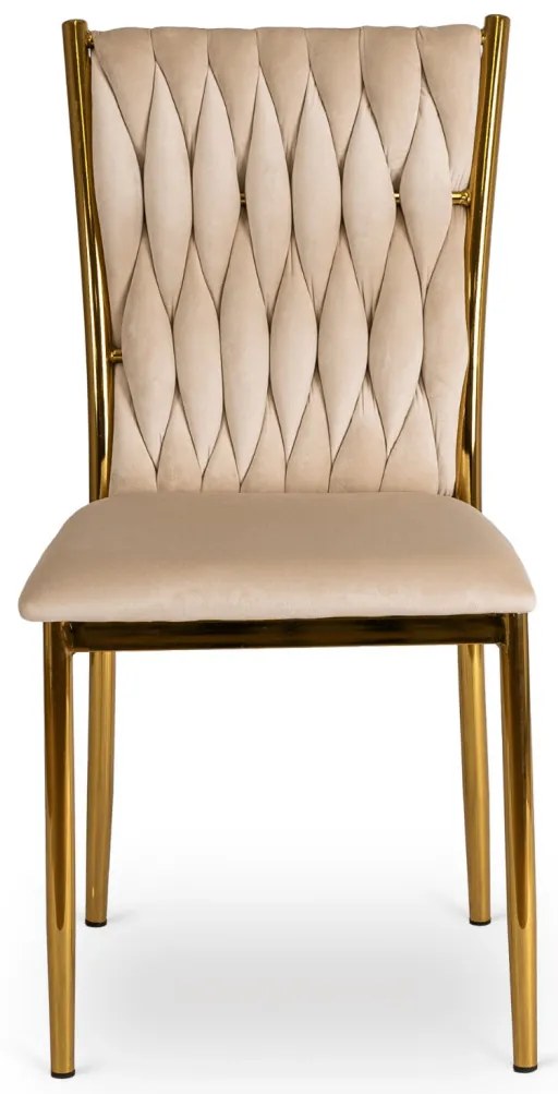 Krém Bársony Étkezőszék. DAN