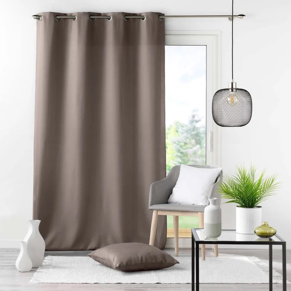 Barna függöny 140x280 cm Essentiel – douceur d'intérieur