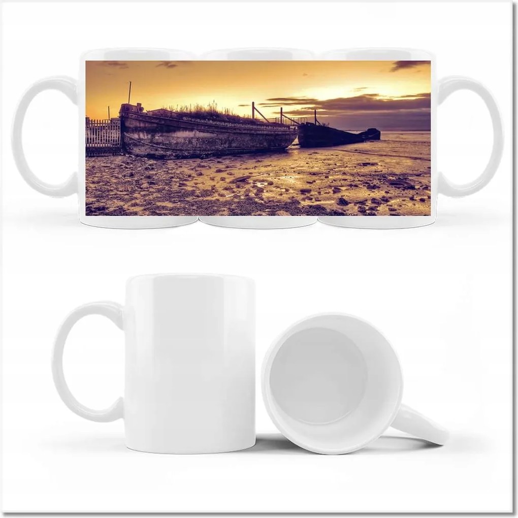 Fényképes bögre Régi halászcsónakok