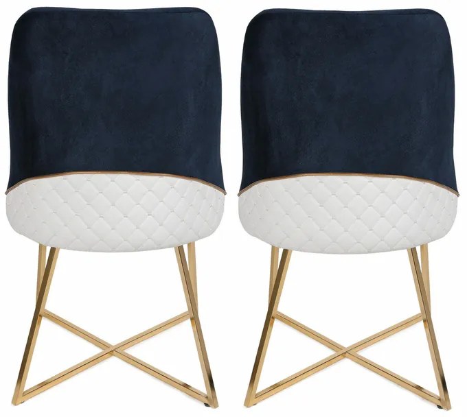 Madrid Dark Blue étkezőszék szett, 2 db, 2 db