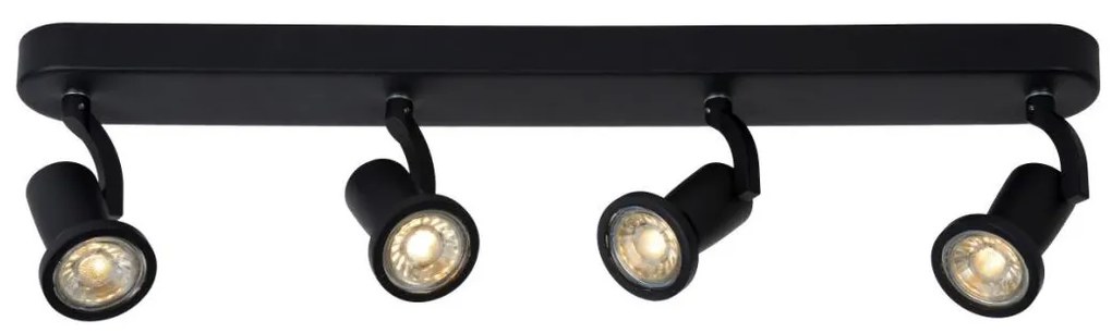 Lucide 11903/20/30 - LED spotlámpa JASTER-LED 4xGU10/5W/230V fekete