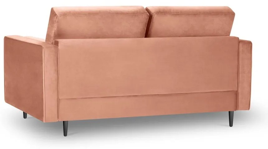 Santo rózsaszín bársonykanapé, 174 cm - Milo Casa
