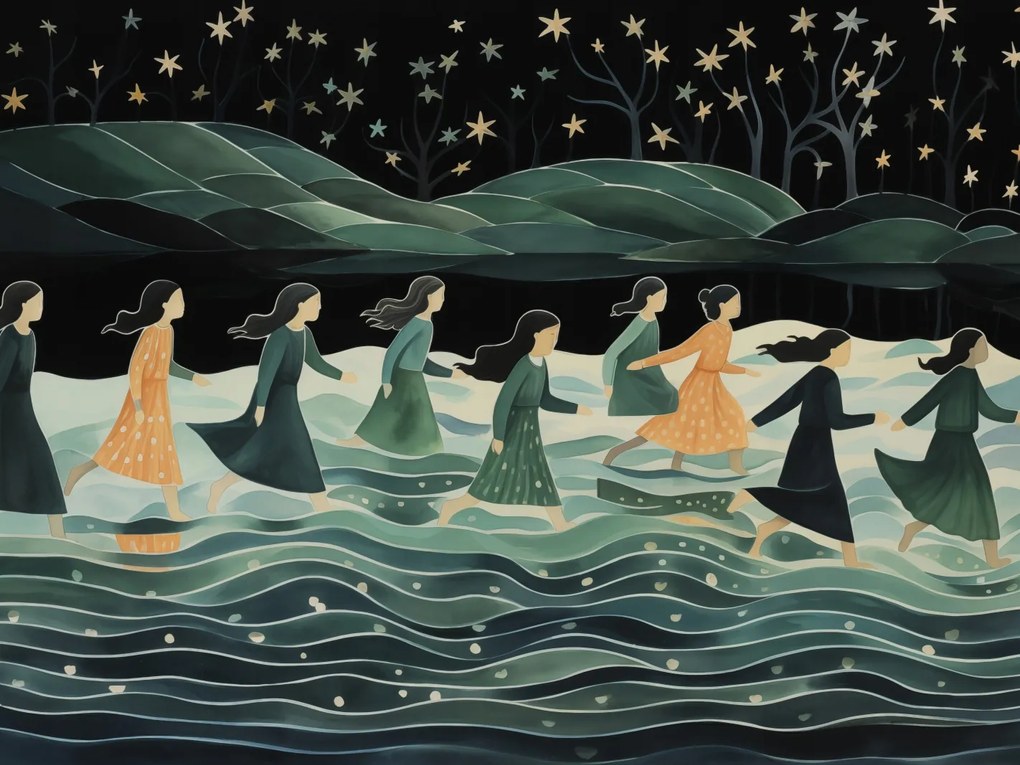 Poszter 40x30cm Éjszakai körmenet