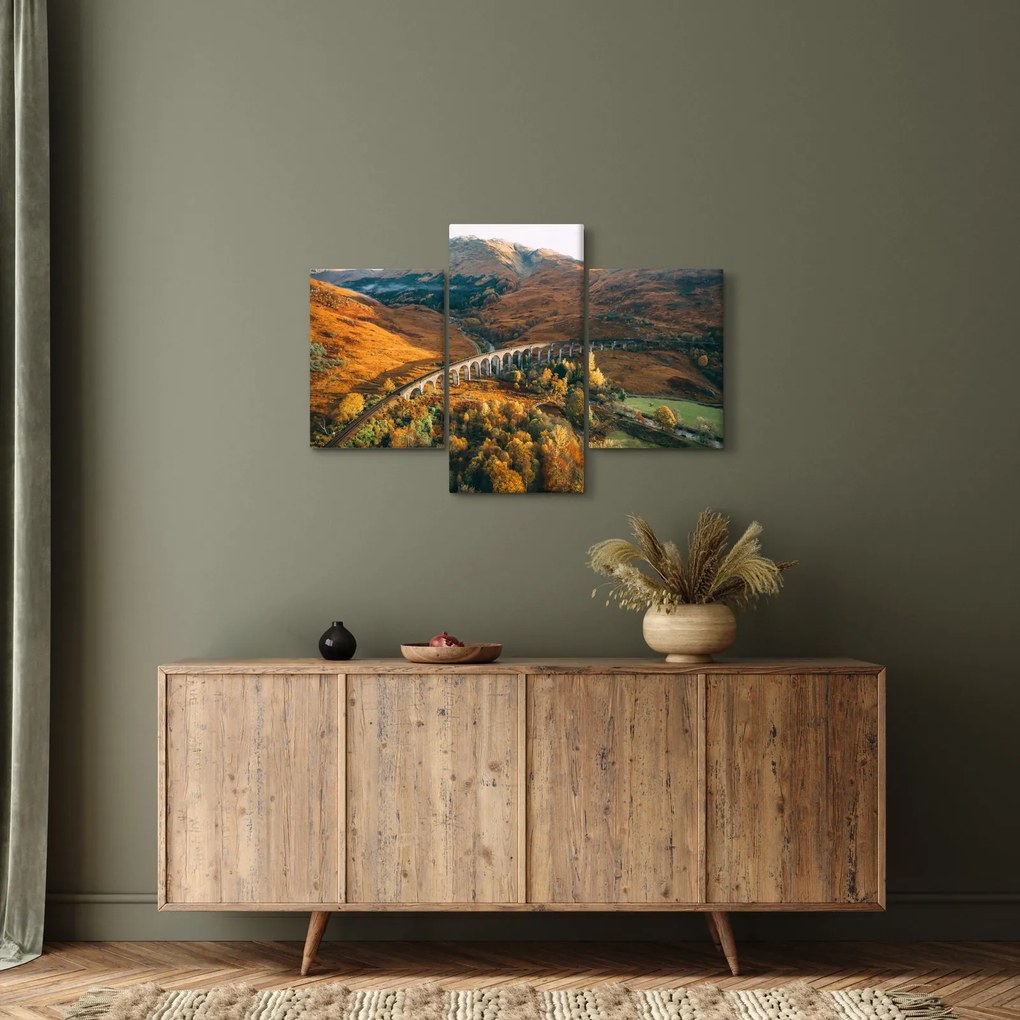 Híd képe a skót völgyben (90x60 cm)