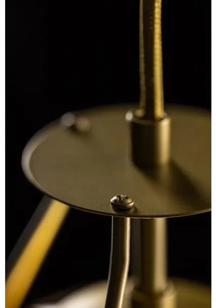 Lámpa Mennyezeti lámpatest DROP 3 , 6335, AC220-240V, 50/60Hz, 3*E14, max.25W, átmérő 68 cm, arany