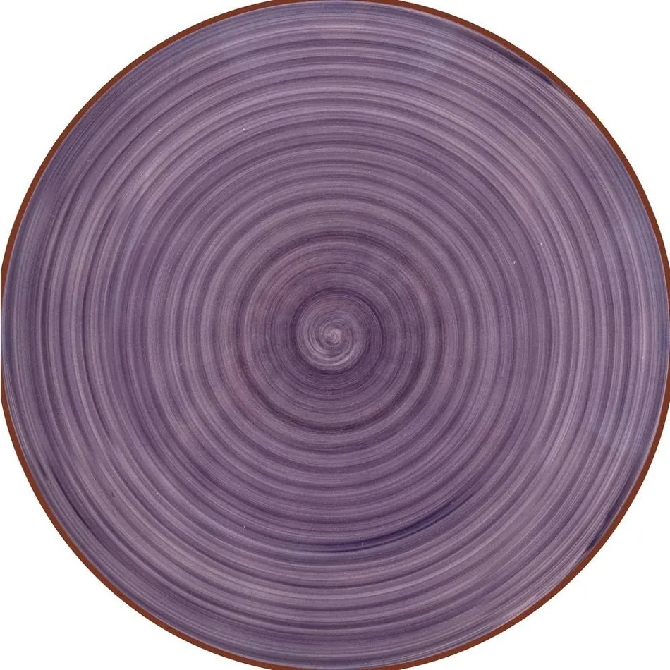 Lamart LT9084 Happy kerámia lapos tányér, átmérő 26,8 cm, lila