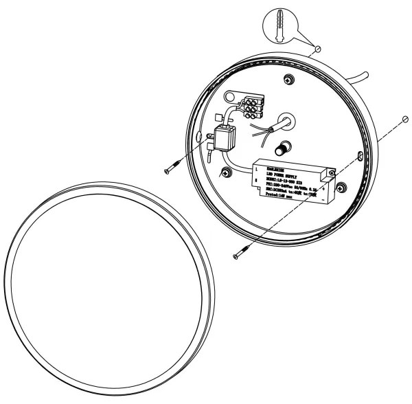 Eglo 98712 - Kültéri fali lámpatest MONGODIO LED/11,5W/230V IP44