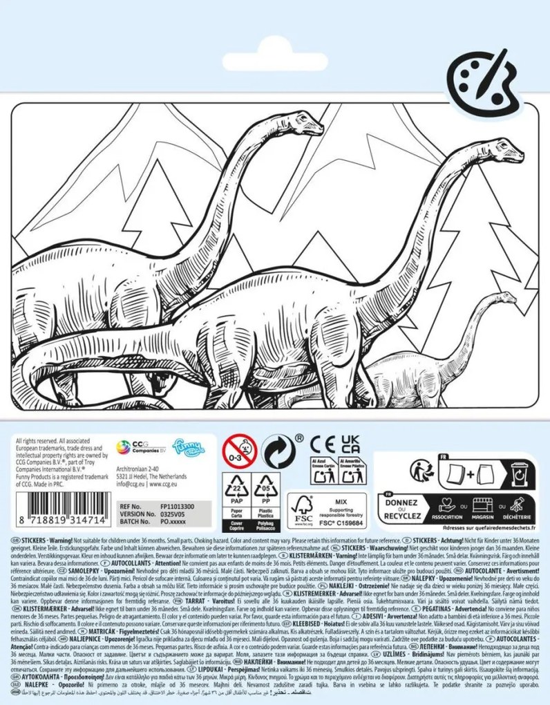 Dinoszaurusz Roarsome matrica
