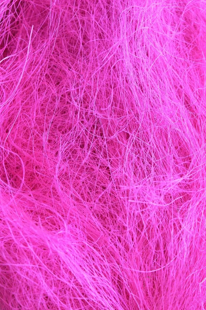 Rózsaszín-lila dekorálható szizál 50g