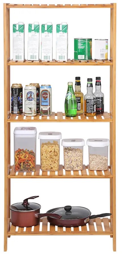 Bambusz tárolópolc