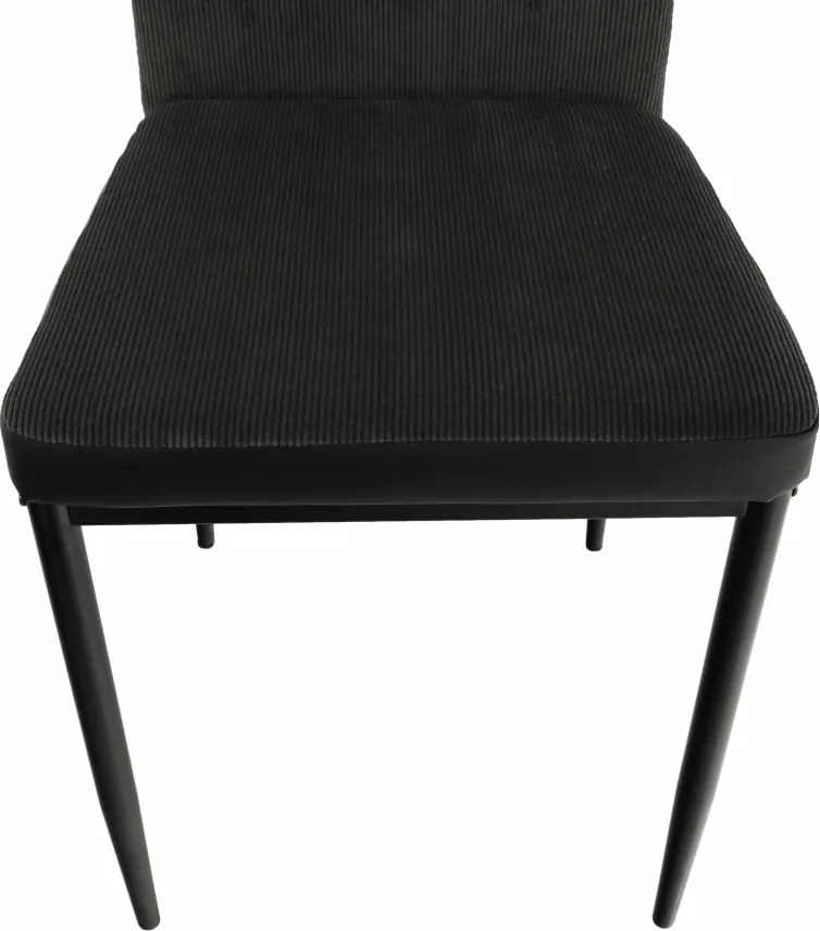 Étkező szék, sotétszürke/fekete, ENRA