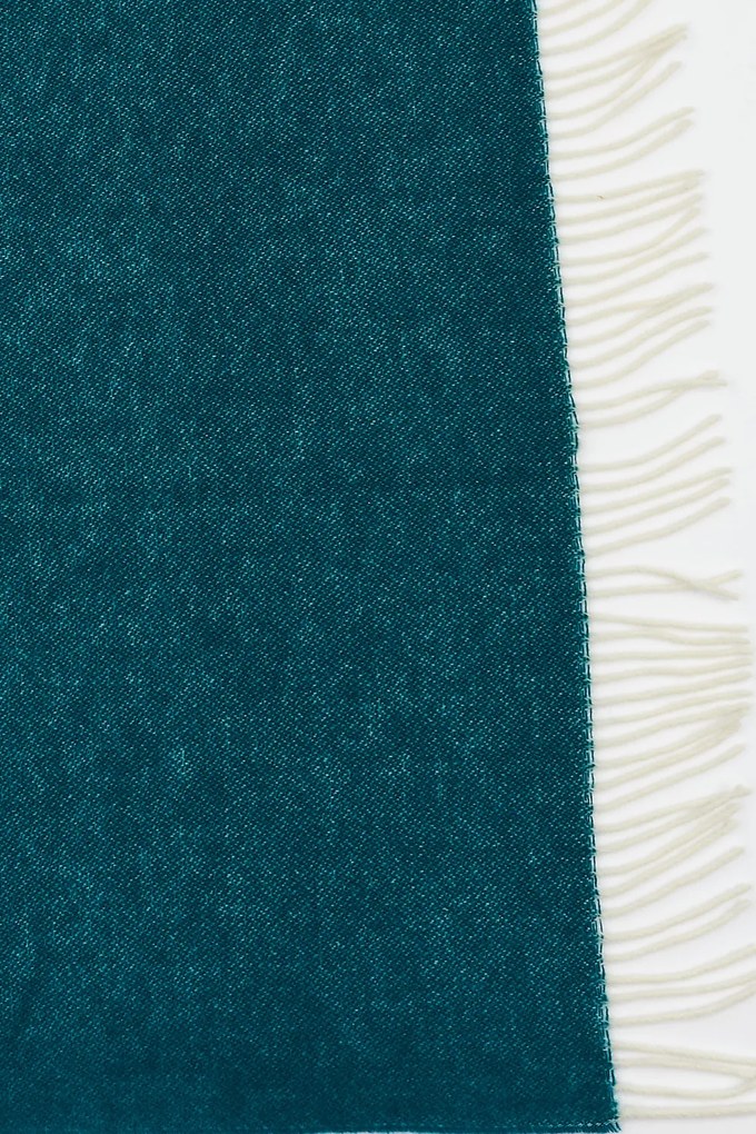 Luxus pléd új-zélandi gyapjúból, türkizkék türkiz 140x200 cm