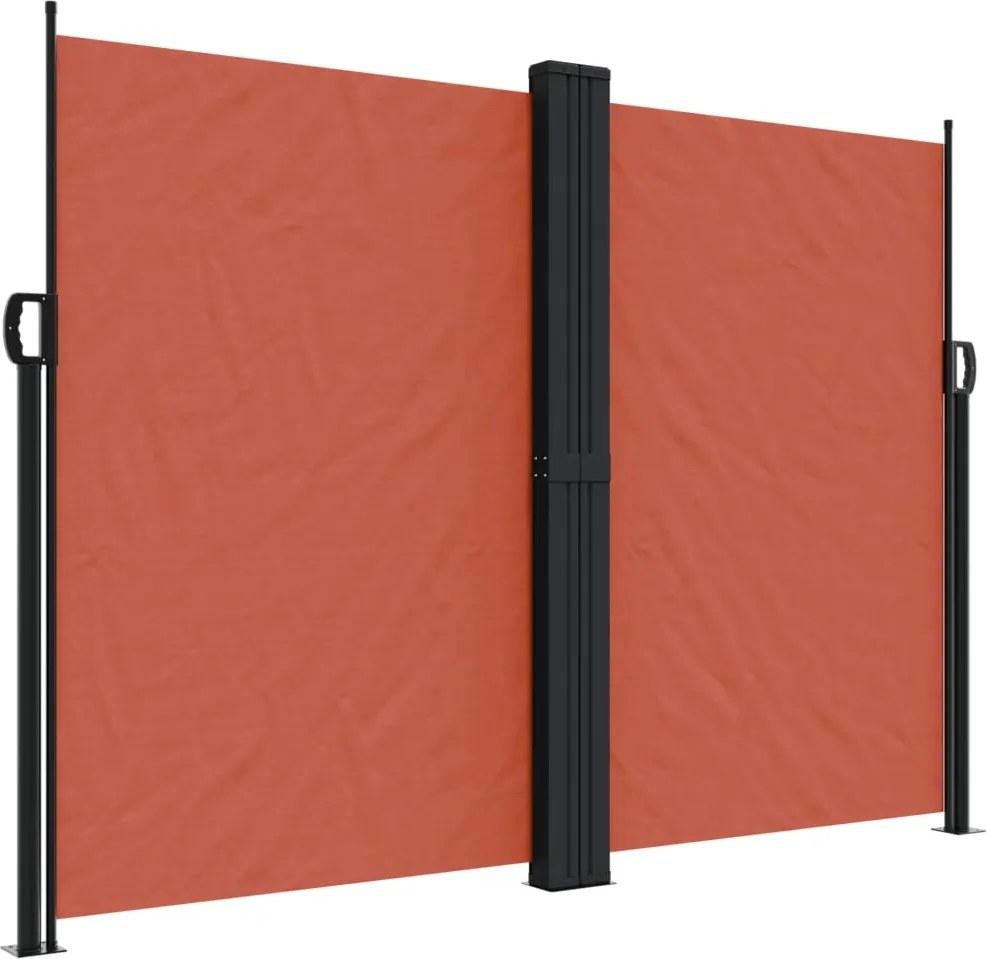 vidaXL terrakotta behúzható oldalsó napellenző 180 x 1000 cm
