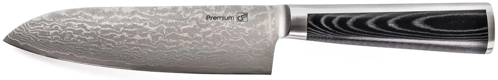 G21 Gourmet Damascus Santoku kés, 17 cm