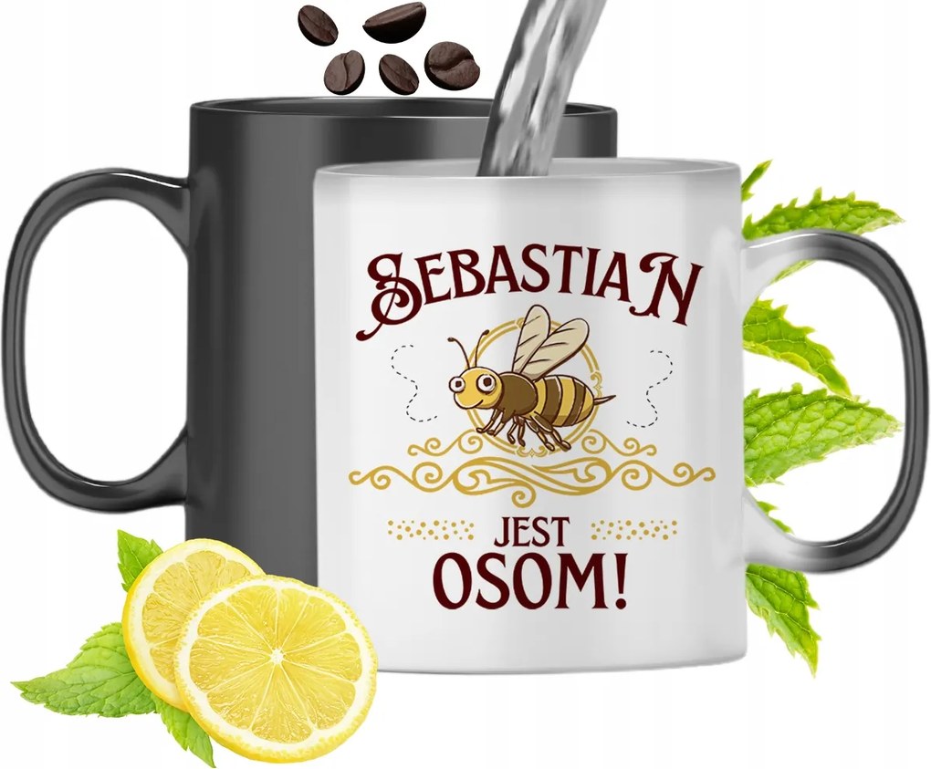 Mágikus Bögre Sebastiannak Színváltó Nyomtatott Fényképpel