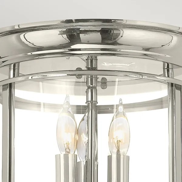 Hinkley HK-GENTRY-F-PN - Mennyezeti lámpa GENTRY 3xE14/40W/230V fényezett króm