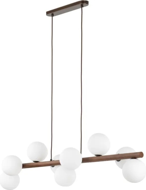 TK LIGHTING 10273 ESTERA Modern Függesztett Lámpa Fehér, Dió G9 IP20