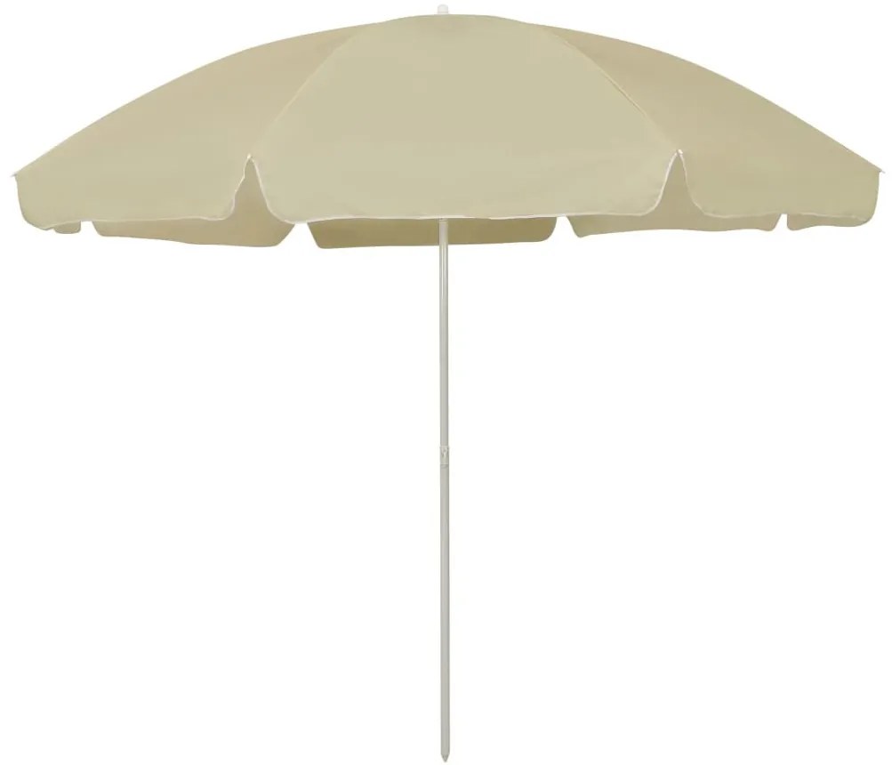 homoksárga strandnapernyő 300 cm