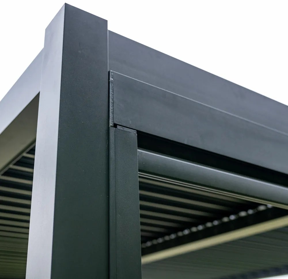 LUXE pergola 3x3m antracit