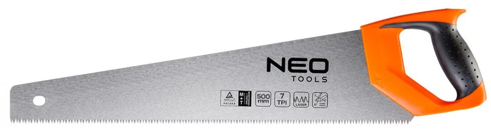 Rókafarkú Fűrész 500Mm Gumir.Ny.7Tpi Neo Tools