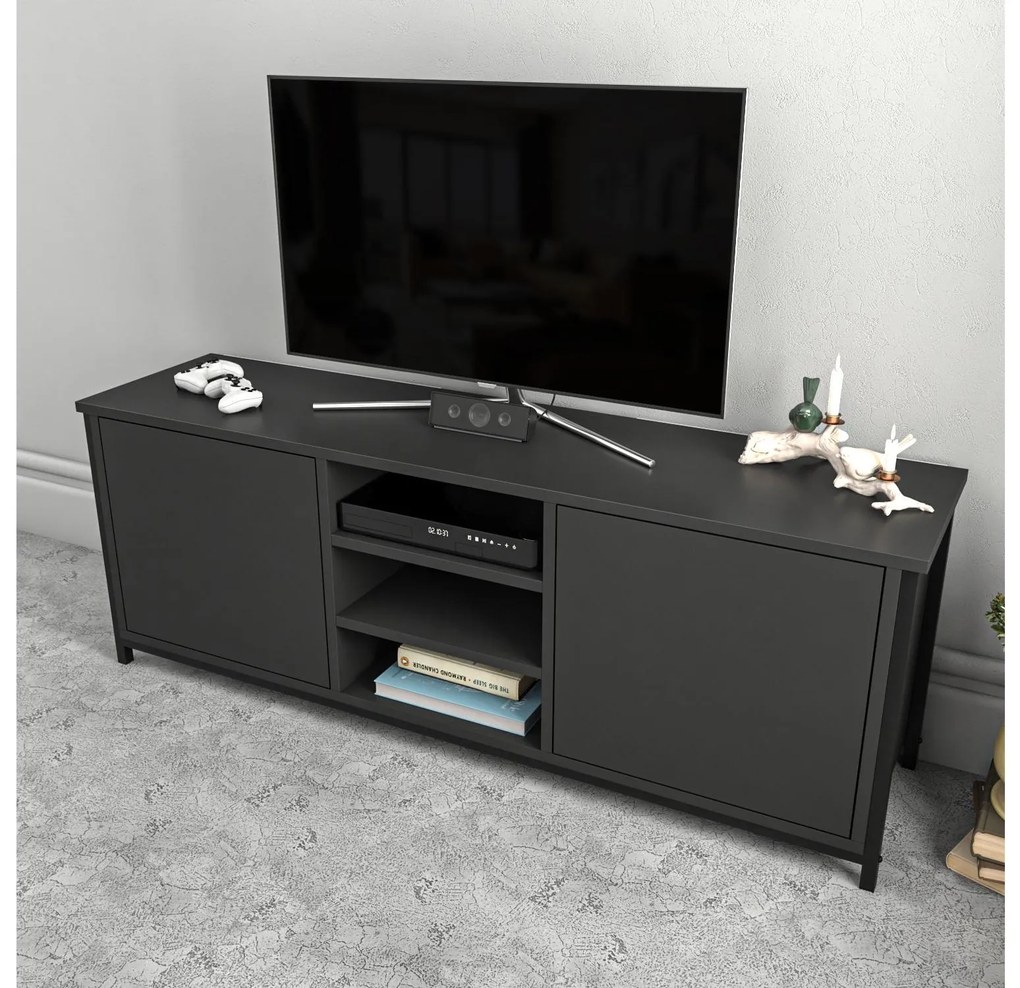TV asztal Otosello (fekete + antracit). 1107345
