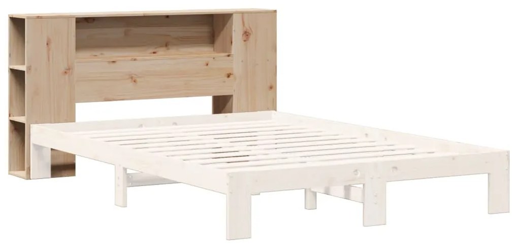 tömör fenyőfa fejtámla tárolóval 120 cm