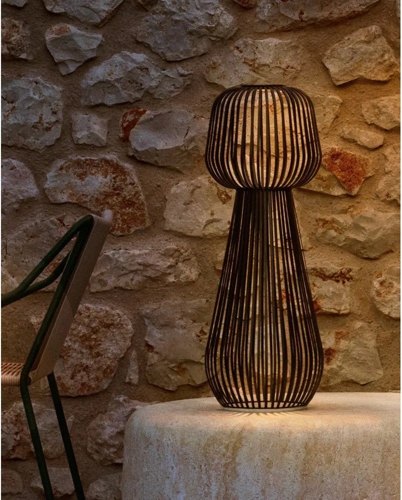 Napelemes LED asztali dimmelhető kültéri lámpa (magasság 70 cm) Reiba – Kave Home